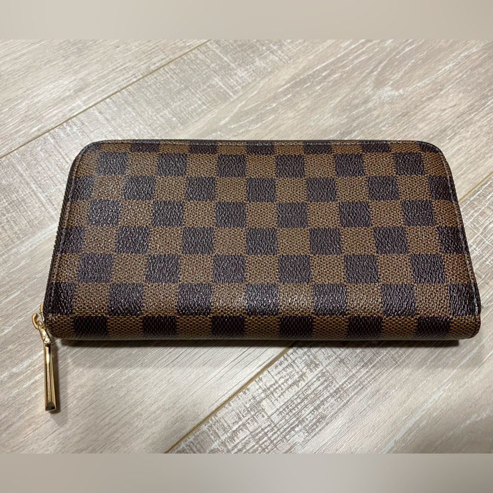 Daisy Rose Zip Around Wallet and Phone Clutch - RFID Blocking -PU Vegan Leather
